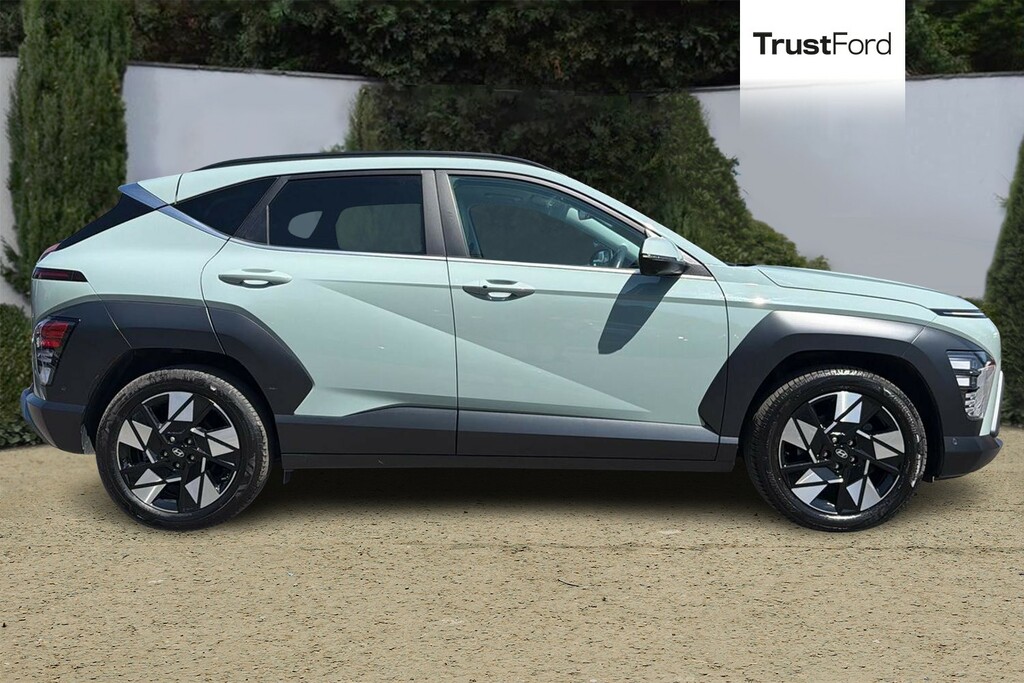 Hyundai Kona 1.6 Gdi Hybrid Ultimate Dct With Sun Roof Sat Green #3