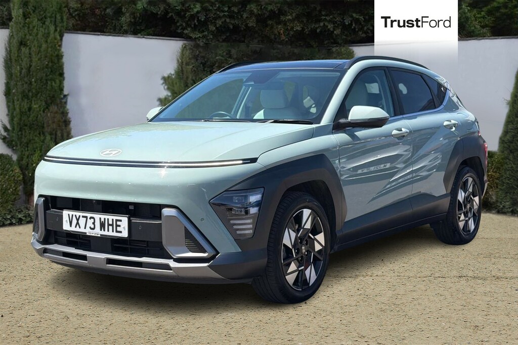 Hyundai Kona 1.6 Gdi Hybrid Ultimate Dct With Sun Roof Sat Green #5