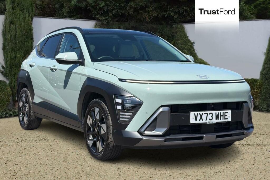 Hyundai Kona 1.6 Gdi Hybrid Ultimate Dct With Sun Roof Sat Green