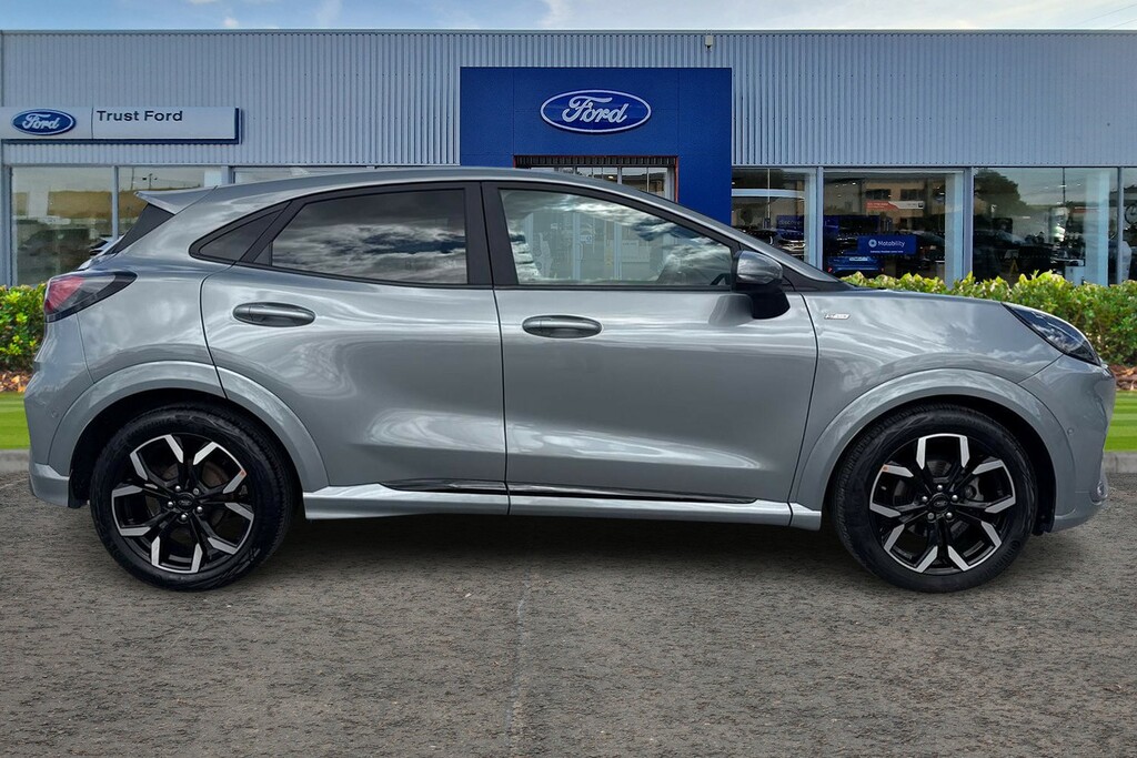 Ford Puma 1.0 Ecoboost Hybrid Mhev St-line X 5Dr- With Heate Silver #3