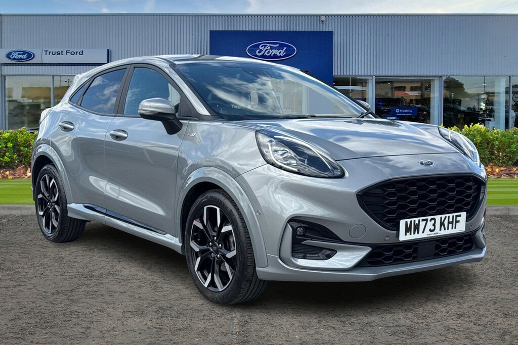 Ford Puma 1.0 Ecoboost Hybrid Mhev St-line X 5Dr- With Heate Silver