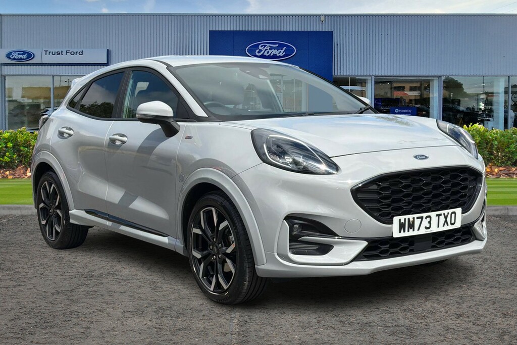 Ford Puma 1.0 Ecoboost Hybrid Mhev St-line X With Rear S Grey
