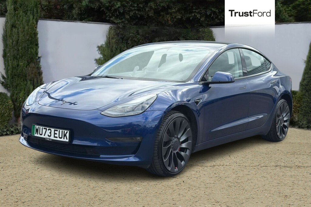 Tesla Model 3 Performance Awd Performance Upgrade Blue #5