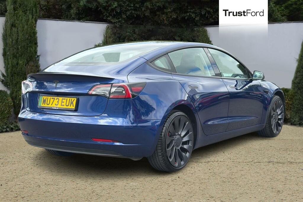 Tesla Model 3 Performance Awd Performance Upgrade Blue #4