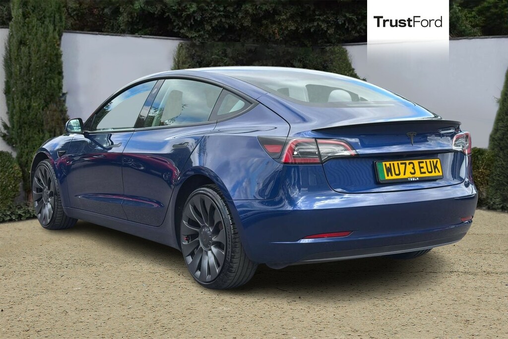 Tesla Model 3 Performance Awd Performance Upgrade Blue #2