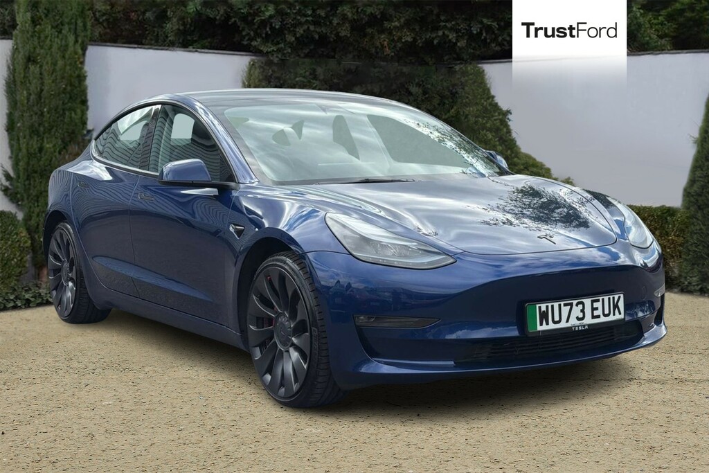 Tesla Model 3 Performance Awd Performance Upgrade Blue