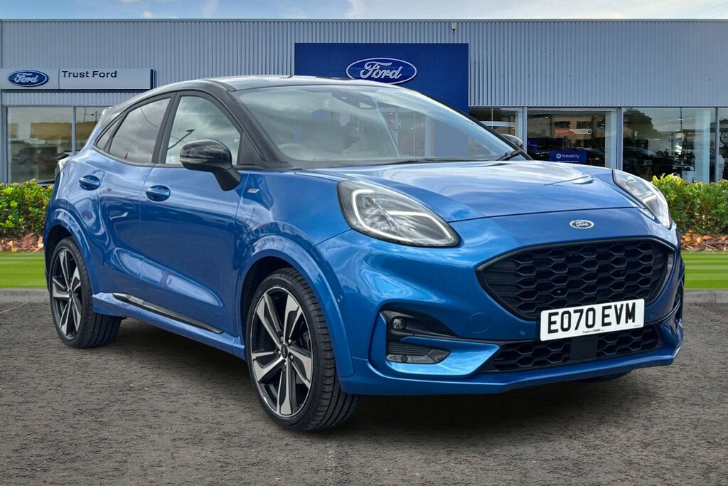 Ford Puma 1.0 Ecoboost Hybrid Mhev St-line X 5Dr- With Led L Blue