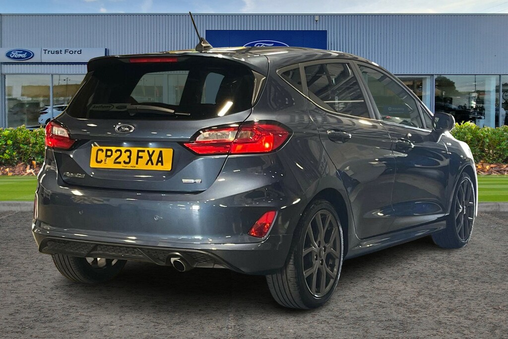 Ford Fiesta 1.0 Ecoboost Hybrid Mhev 125 St-line CP23FXA Blue #4