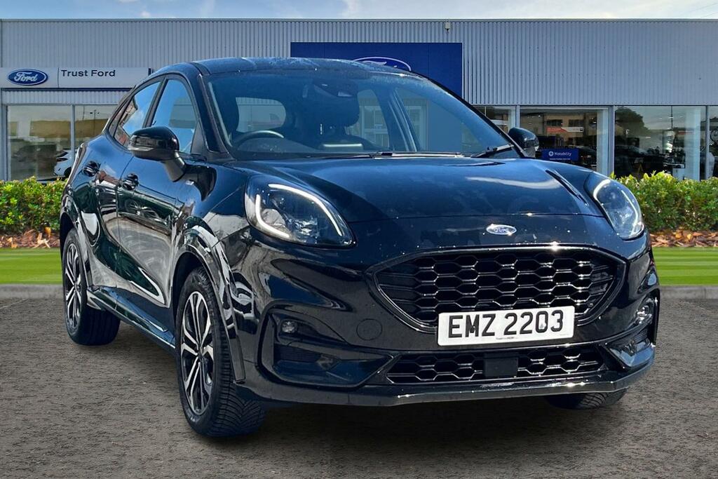 Ford Puma 1.0 Ecoboost Hybrid Mhev St-line 5Dr- Parking Sens Black