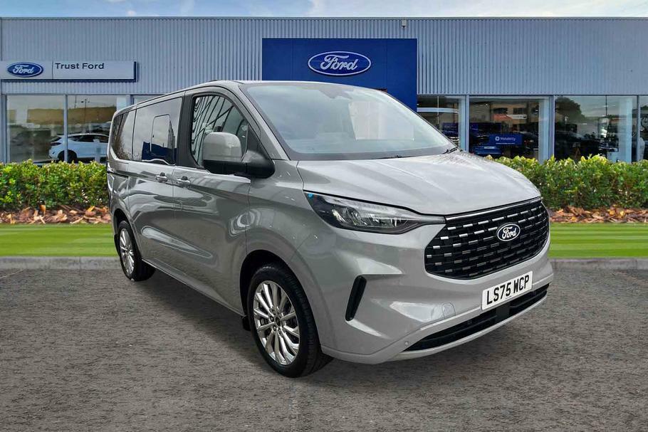 Ford Tourneo Custom 320 Titanium L1 Swb 8 Seat Minibus Fwd 2.0 Ecoblue Grey