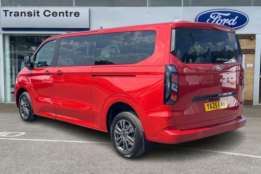 Ford Tourneo Custom 320 Titanium L2 Lwb 8 Seater Minibus Fwd 2.0 Ecobl Red #2