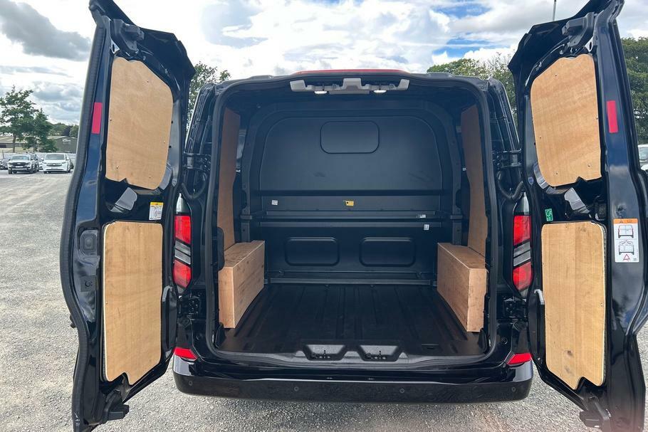 Ford Transit Custom 320 Limited L1 Swb Double Cab In Van Fwd 2.0 Ecobl WR75JJE Black #6