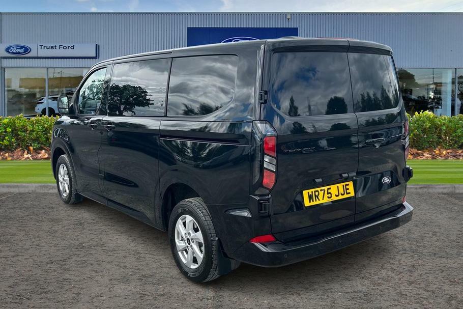 Ford Transit Custom 320 Limited L1 Swb Double Cab In Van Fwd 2.0 Ecobl WR75JJE Black #2