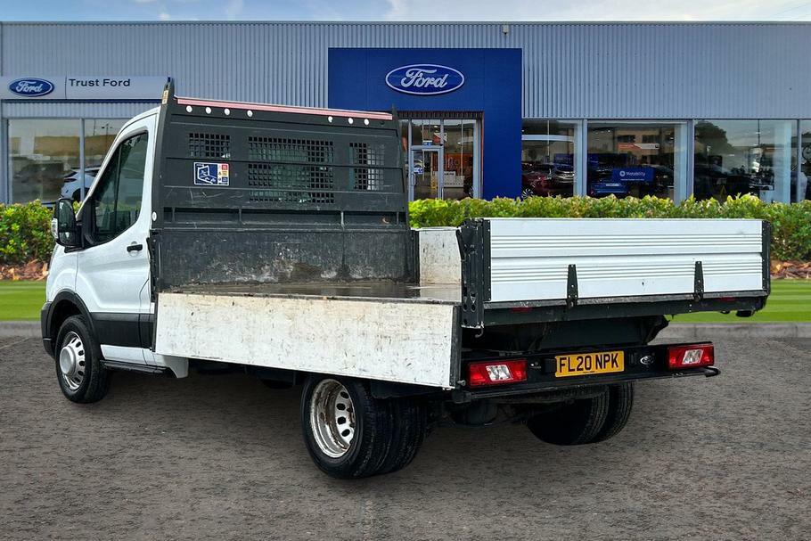 Ford Transit Custom 350 Leader L2 Mwb Single Cab Tipper Rwd 2.0 Ecoblu FL20NPK White #2