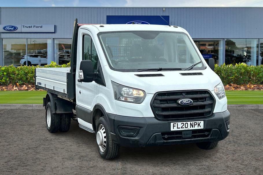 Ford Transit Custom 350 Leader L2 Mwb Single Cab Tipper Rwd 2.0 Ecoblu White