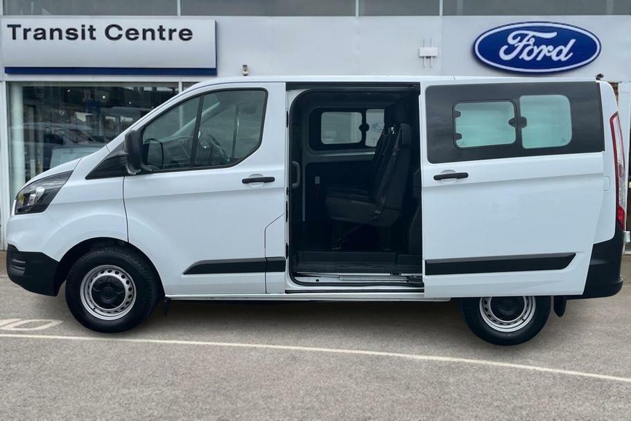 Ford Transit Custom 300 Leader L1 Swb Double Cab 2.0 Ecoblue 105Ps Low YR73DKL White #4