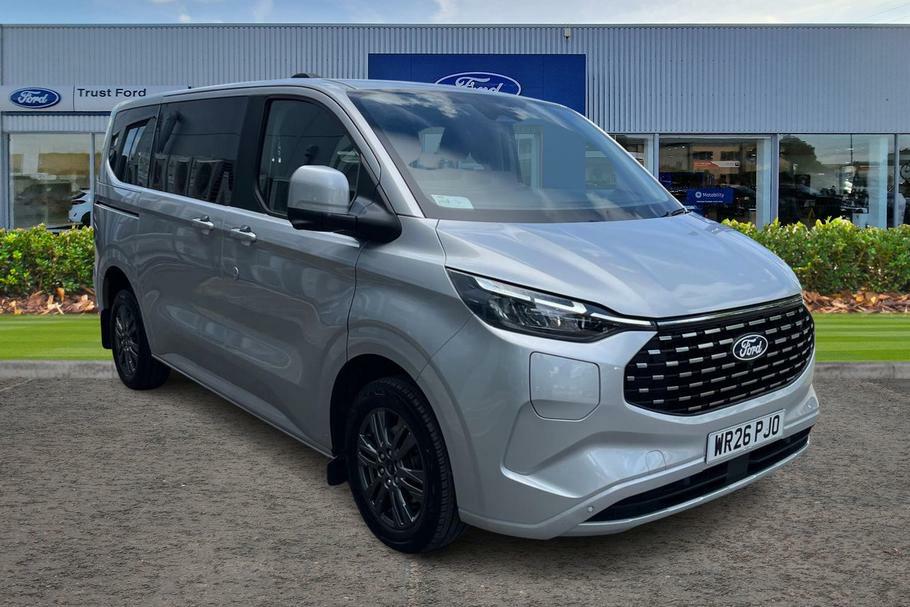 Ford Tourneo Custom 340 Titanium L1 Swb 9 Seat Minibus Fwd 2.5 Ph Silver