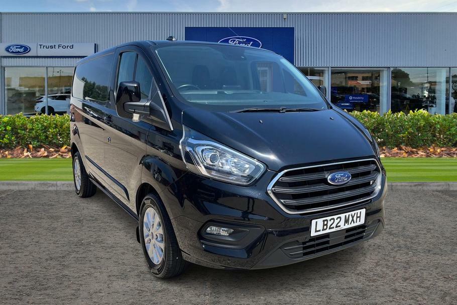 Ford Transit Custom 300 Limited L1 Swb Fwd 2.0 Ecoblue 130Ps Low Roof Black