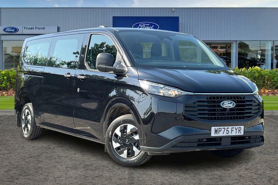 Ford Transit Custom 340 Trend L2 Lwb 9 Seat Kombi Fwd 2.5 Phev 23 Black