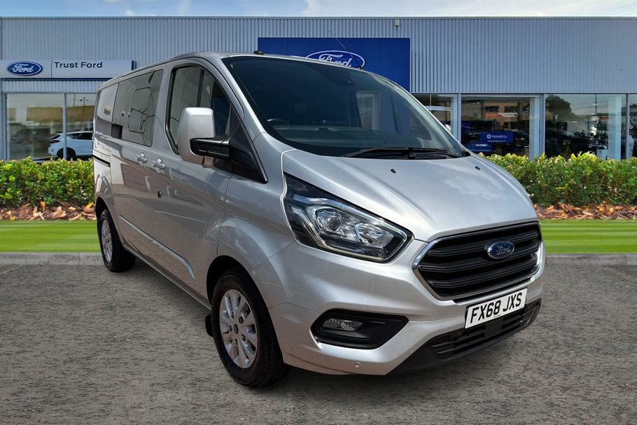 Ford Transit Custom 300 Limited L1 Swb Double Cab In Van 2.0 Ecoblue 1 Silver