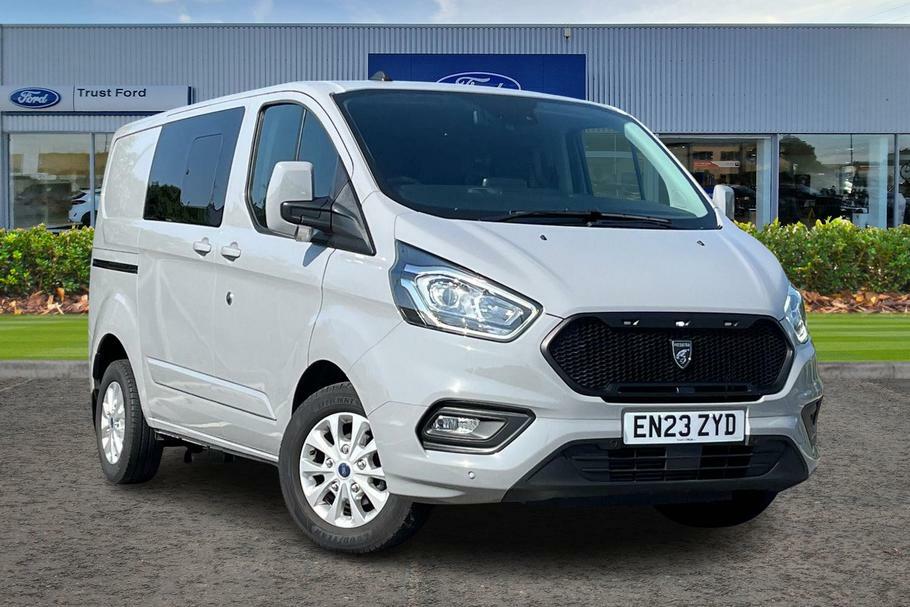 Ford Transit Custom 300 Limited L1 Swb Double Cab In Van Fwd 2.0 Grey