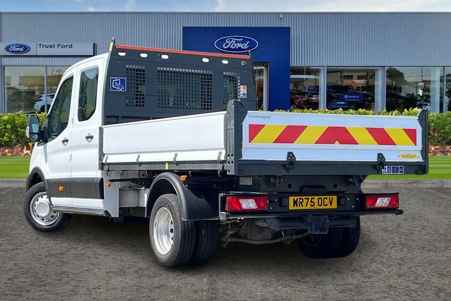 Ford Transit Custom 350 Leader L2 Mwb Double Cab Tipper Rwd 2.0 Ecoblu White #2