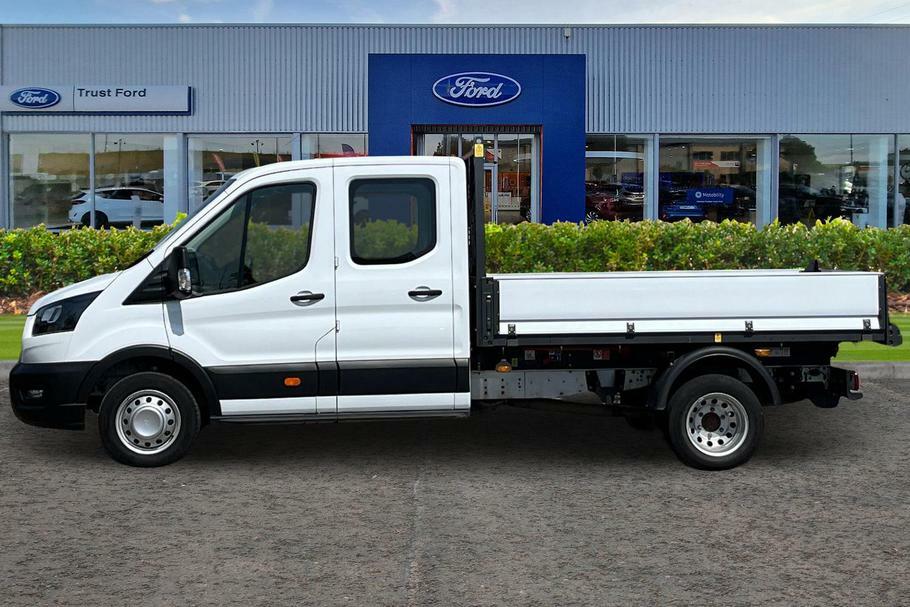Ford Transit Custom 350 Leader L2 Mwb Double Cab Tipper Rwd 2.0 Ecoblu White #5