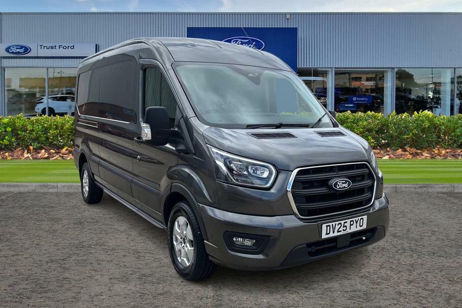 Ford Transit Custom 350 Limited L3 H2 Lwb Medium Roof Fwd 2.0 Ecoblue Grey