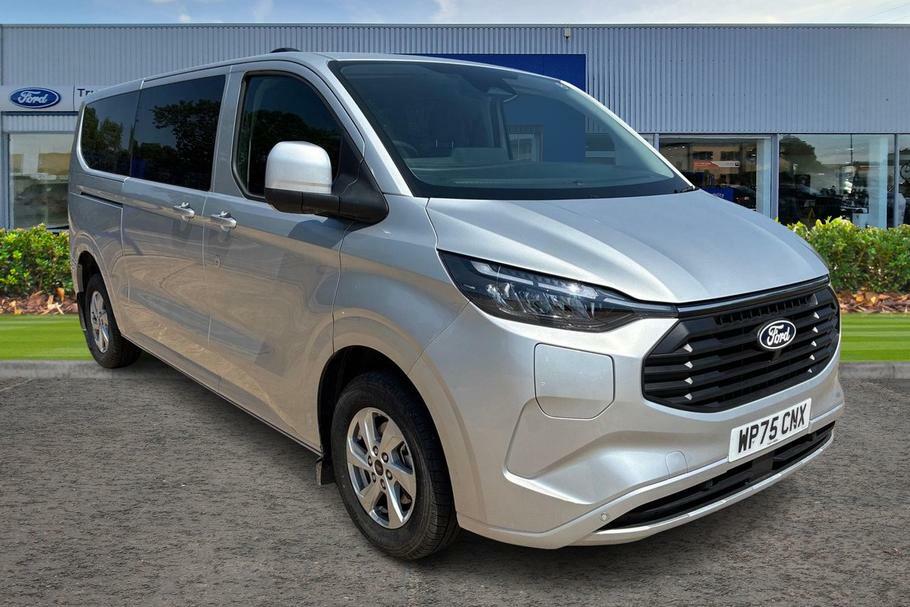 Ford Transit Custom 340 Limited L2 Lwb 9 Seat Kombi Fwd 2.5 Phev Silver
