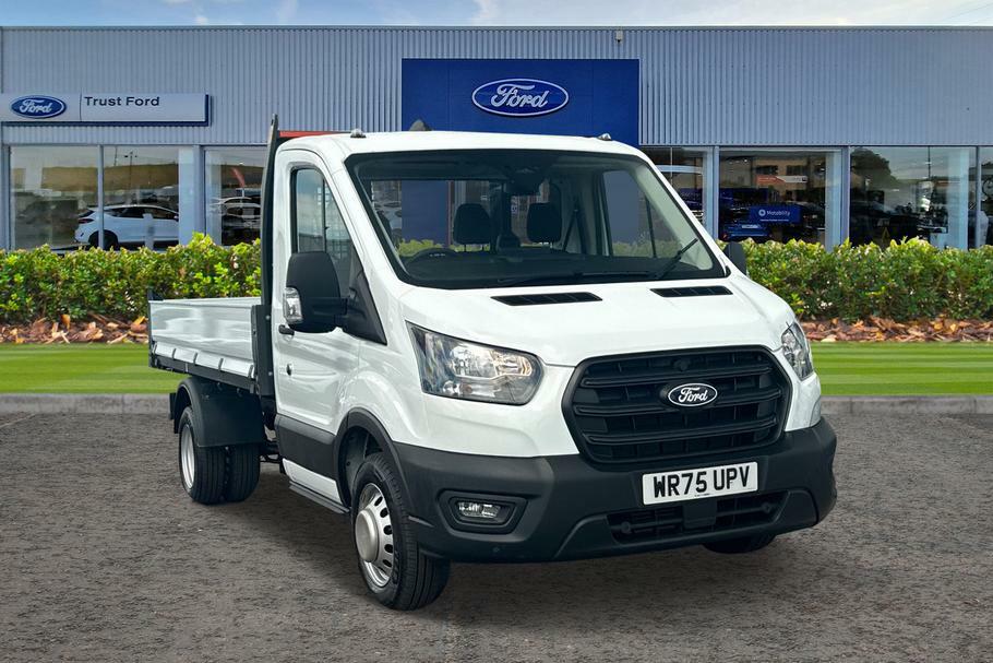 Ford Transit Custom 350 Leader L2 Mwb Single Cab Tipper Rwd 2.0 Ecoblu White