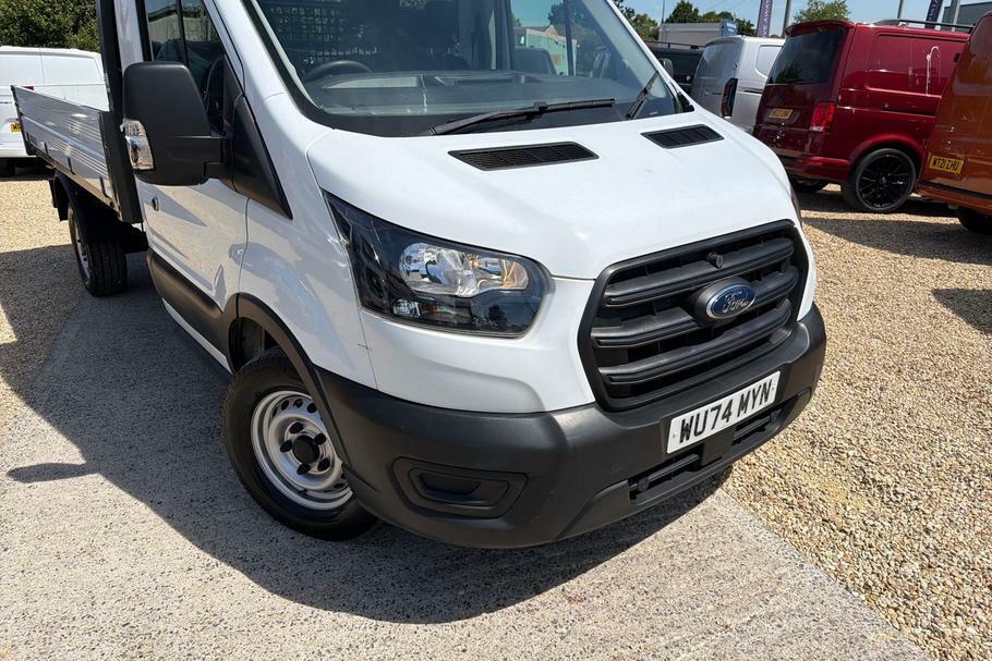 Ford Transit Custom 350 Leader L2 Mwb Single Cab Tipper Fwd 2.0 Ecoblu White #6