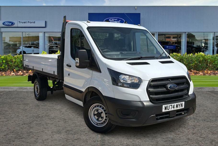 Ford Transit Custom 350 Leader L2 Mwb Single Cab Tipper Fwd 2.0 Ecoblu White