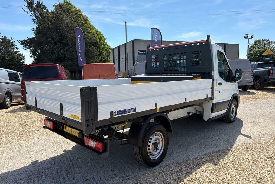 Ford Transit Custom 350 Leader L2 Mwb Single Cab Tipper Fwd 2.0 Ecoblu White #5