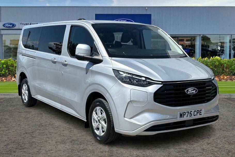 Ford Transit Custom 340 Limited L2 Lwb 9 Seat Kombi Fwd 2.5 Phev Silver