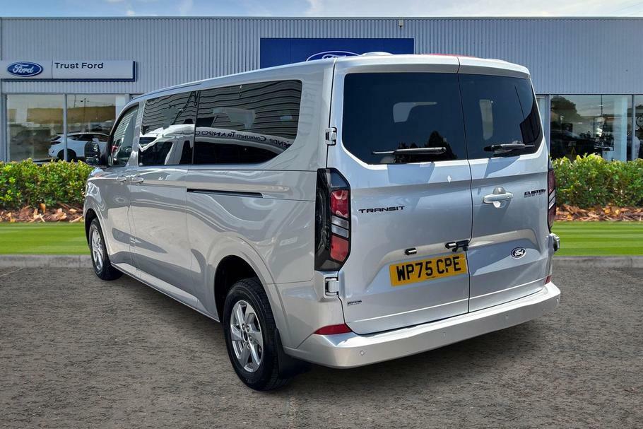 Ford Transit Custom 340 Limited L2 Lwb 9 Seat Kombi Fwd 2.5 Phev Silver #2