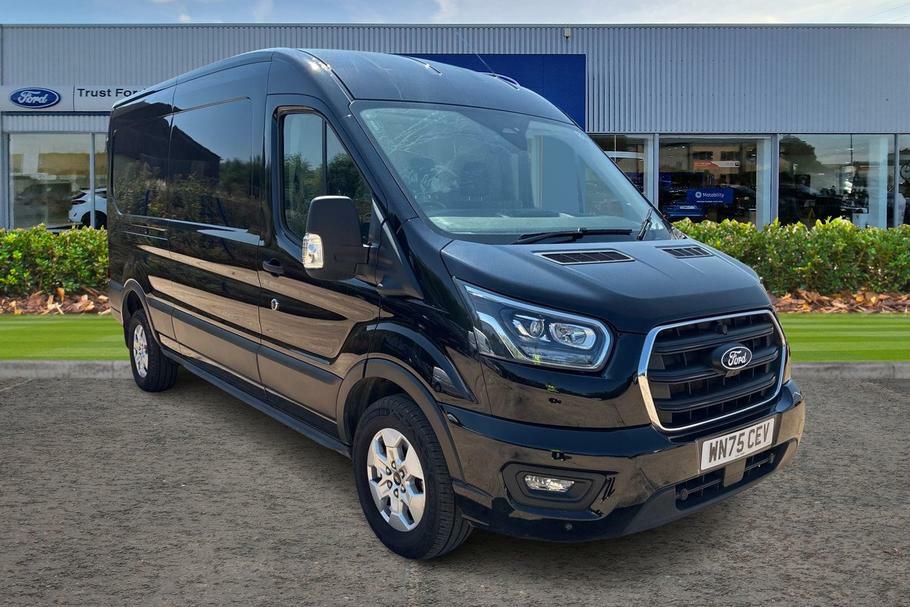 Ford Transit Custom 350 Limited L3 H2 Lwb Medium Roof Fwd 2.0 Eco Black