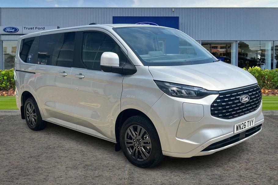 Ford Tourneo Custom 340 Titanium L1 Swb 9 Seat Minibus Fwd 2.5 Ph Silver