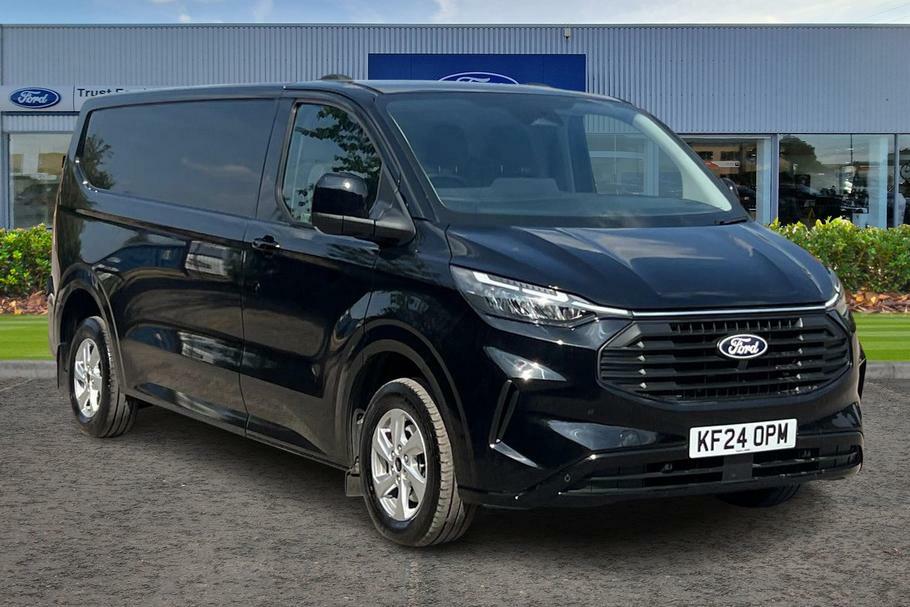 Ford Transit Custom 300 Limited L2 Lwb Fwd 2.0 Ecoblue 136Ps Low Roof Black