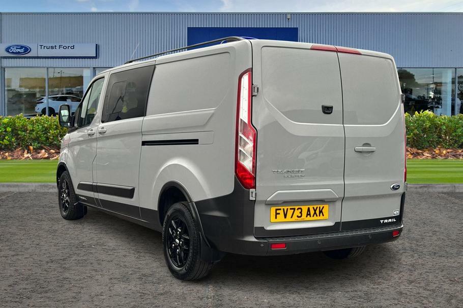 Ford Transit Custom 320 Trail L2 Lwb Double Cab In Van Fwd 2.0 Ecoblue FV73AXK Grey #2