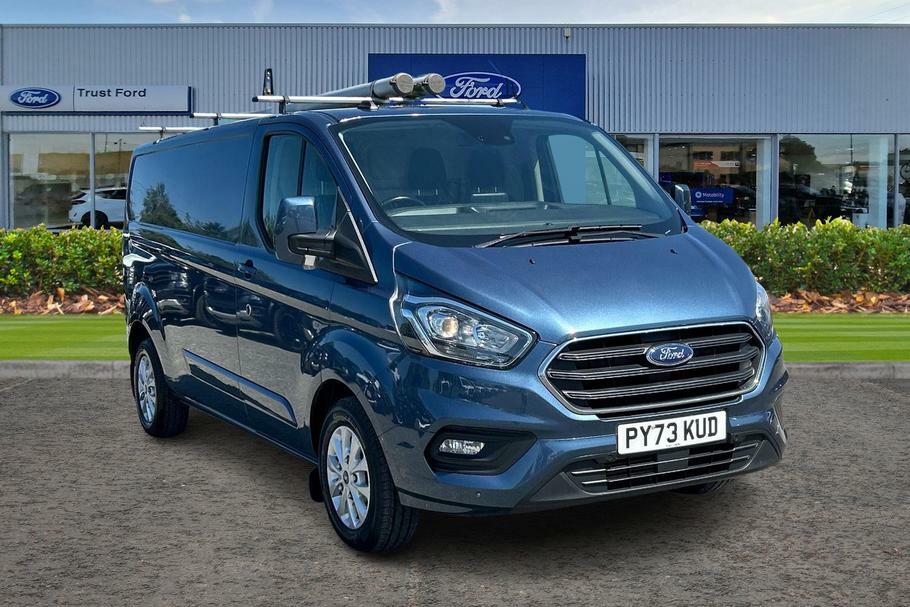 Ford Transit Custom 300 Limited L2 Lwb Fwd 2.0 Ecoblue 130Ps Low Roof Blue