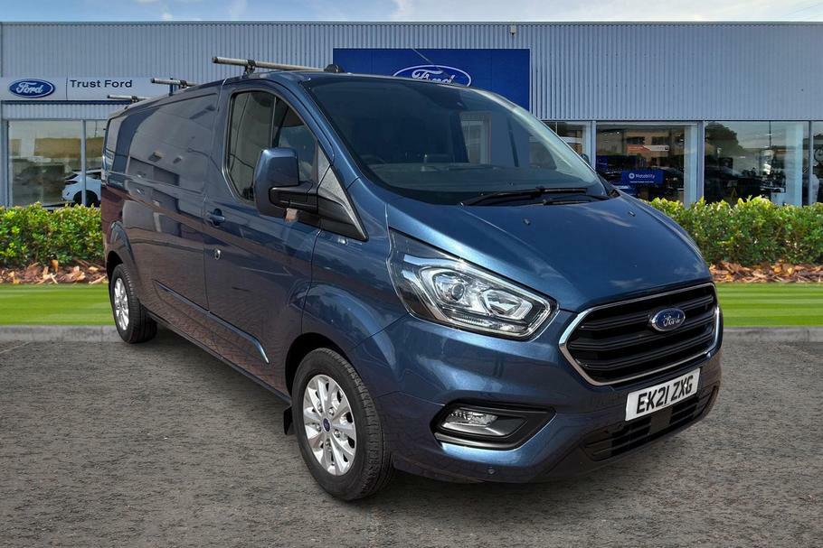 Ford Transit Custom 320 Limited L2 Lwb 2.0 Ecoblue 130Ps Low Roof Blue