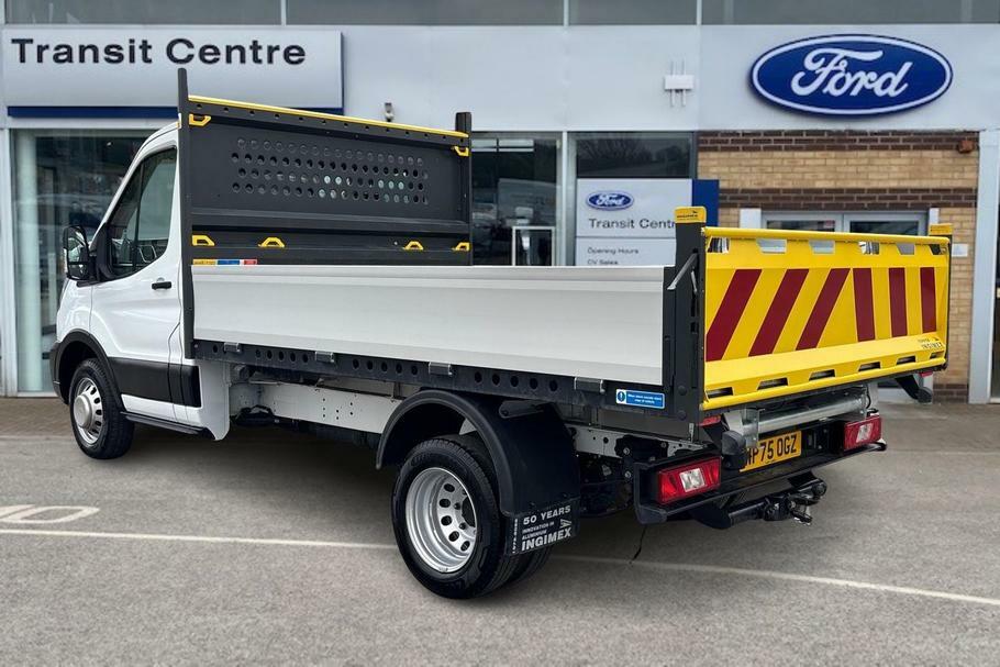 Ford Transit Custom 350 Trend L2 Mwb Single Cab Tipper Rwd 2.0 Ecoblue WP75OGZ White #2