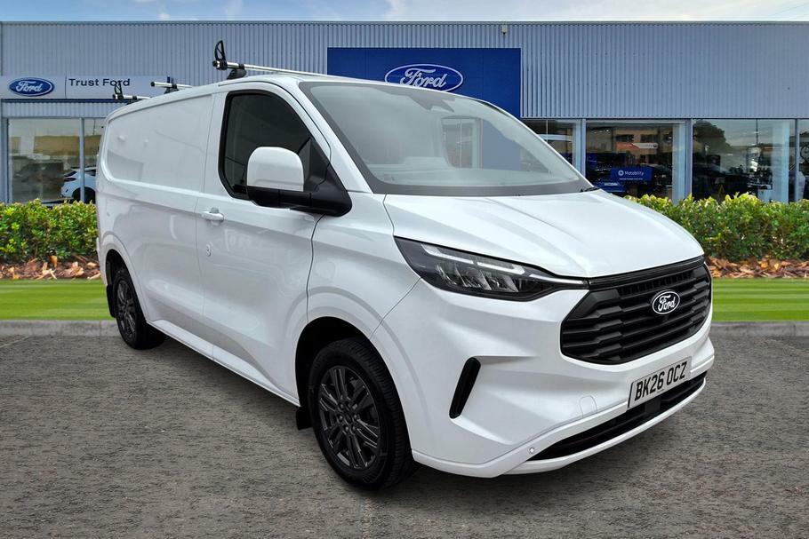 Ford Transit Custom 320 Limited L1 Swb 2.0 Ecoblue 136Ps Low Roof White