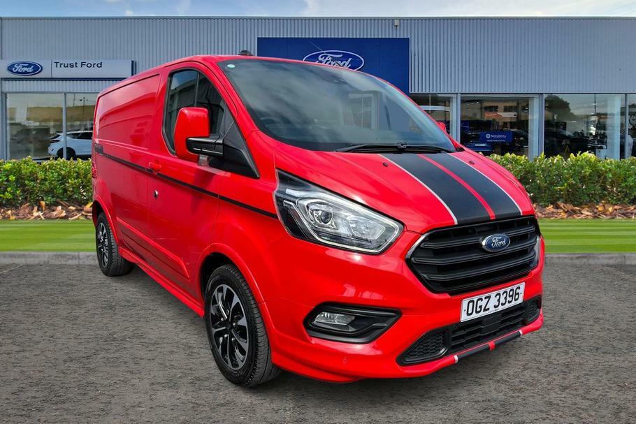 Ford Transit Custom 320 L1 Fwd 2.0 Ecoblue 185Ps Low Roof Sport Red