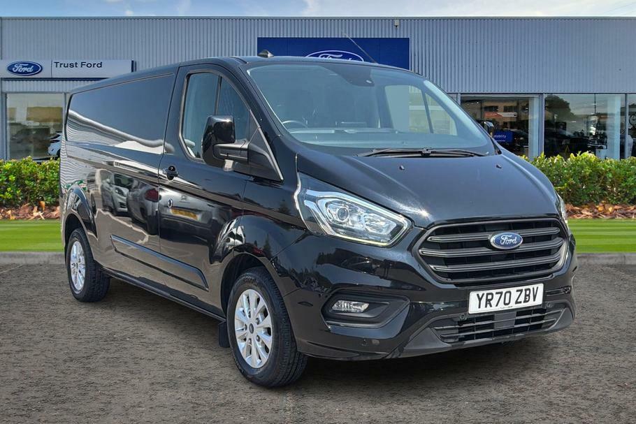 Ford Transit Custom 300 Limited L2 Lwb Fwd 2.0 Ecoblue 130Ps Low Roof Black
