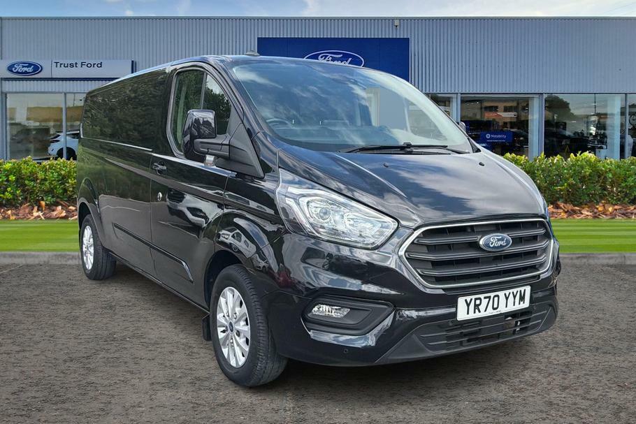 Ford Transit Custom 300 Limited L2 Lwb Fwd 2.0 Ecoblue 130Ps Low Roof Black