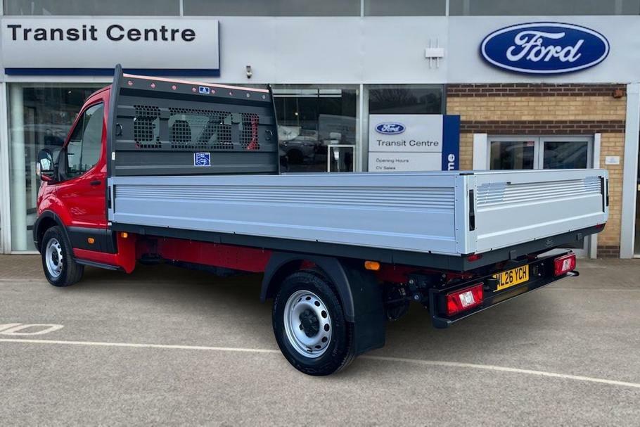 Ford Transit Custom 2.0 350 Ecoblue Leader Chassis Cab Manu Red #2