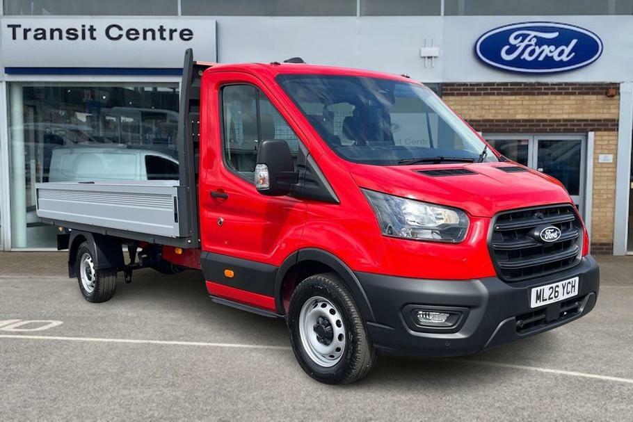 Ford Transit Custom 2.0 350 Ecoblue Leader Chassis Cab Manu Red