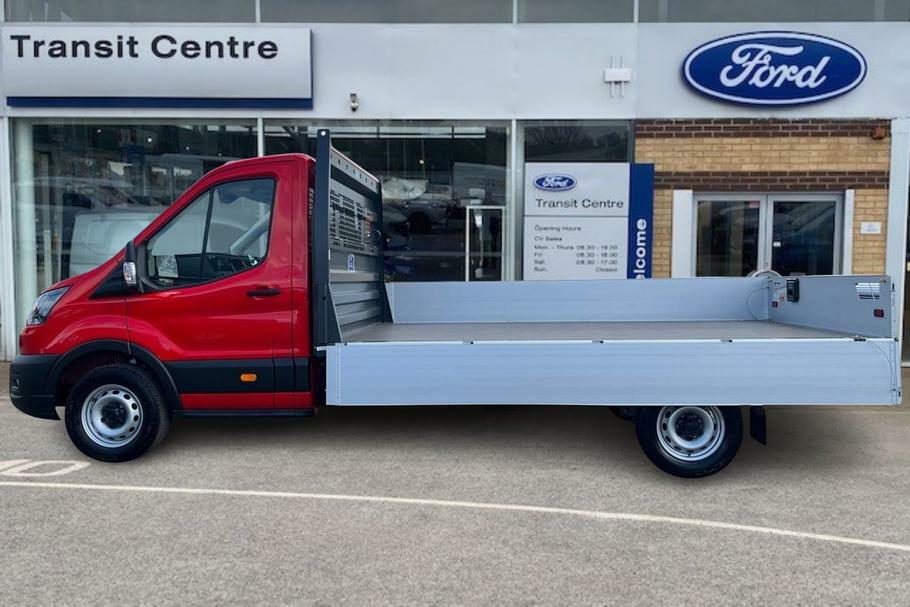 Ford Transit Custom 2.0 350 Ecoblue Leader Chassis Cab Manu Red #5