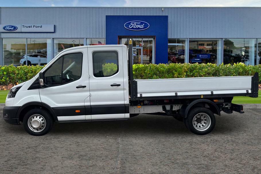 Ford Transit Custom 350 Leader L3 Lwb Double Cab Tipper Rwd 2.0 Ecoblu White #5